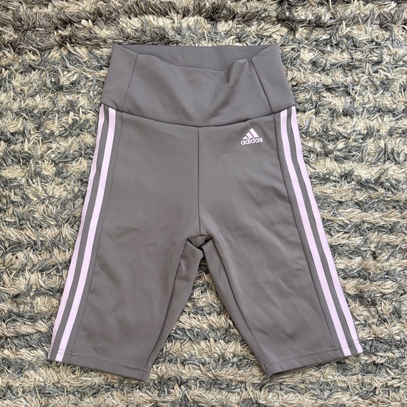 adidas Pants - Adidas AEROREADY Shorts with Pink Stripes